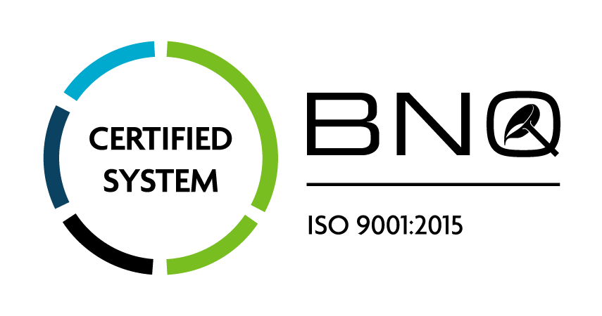 BNQ certified system logo