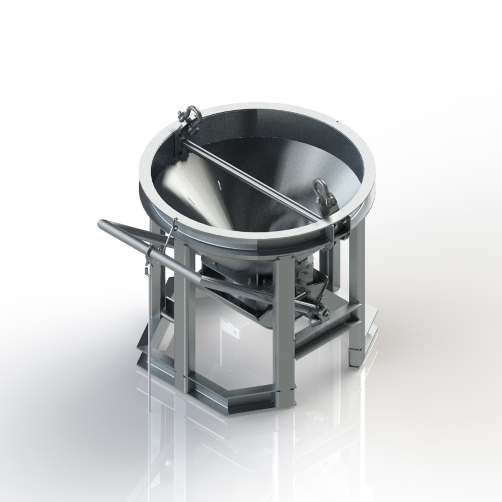 P2K-CBA-033 SMALL ALUMINUM BUCKET 1/3 CU.YD.