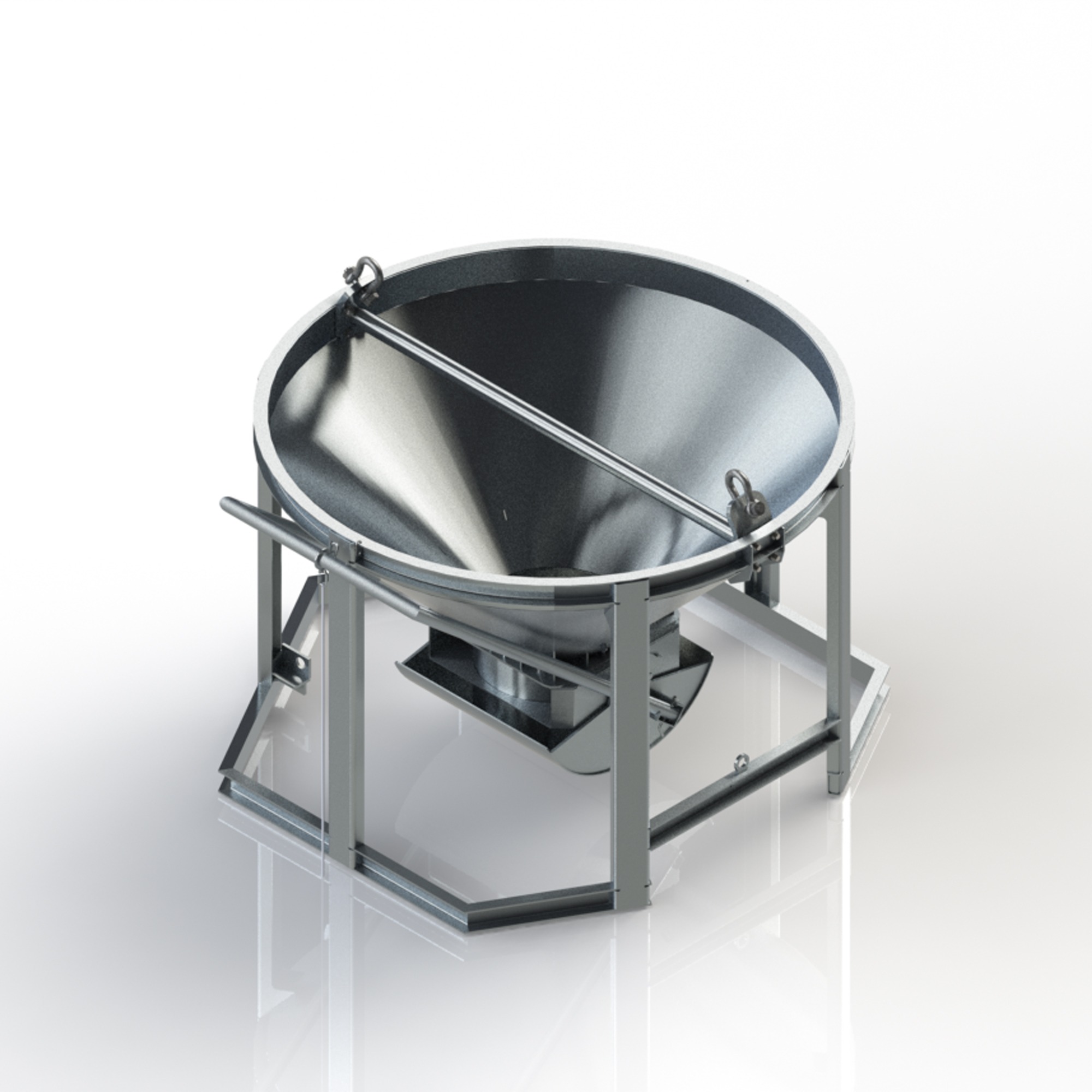 P2K-CBA-250 LARGE ALUMINUM BUCKET 2 1/2 CU.YD.