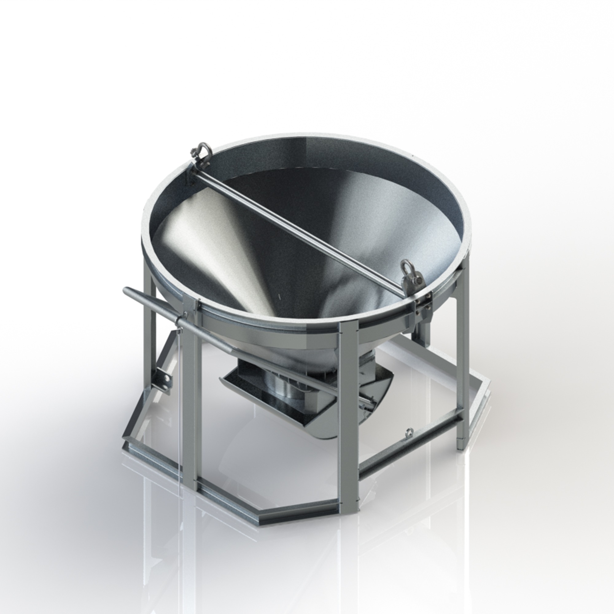 P2K-CBA-300 LARGE ALUMINUM BUCKET 3 CU.YD.